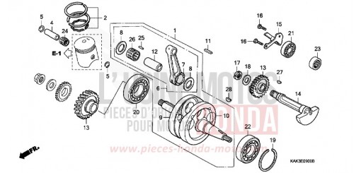 VILEBREQUIN/PISTON CRM125RP de 1993